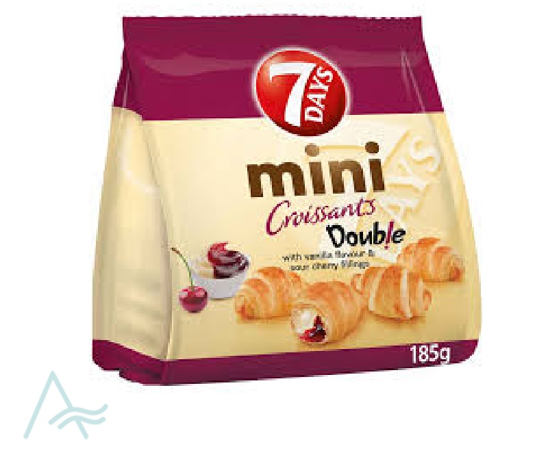 7 DAYS MINI CROISSANTS CHERRY 185 G